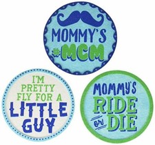 Pearhead Baby Belly Stickers, Blue