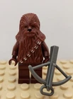 LEGO Star Wars Reddish Brown Chewbacca + Crossbow Minifig 10236 10188 10179 9516