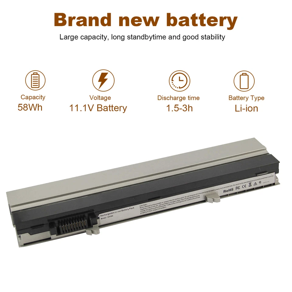 ✅Batería para Dell Latitude E4300 E4310 E4400 E4300N HW905 FM332 XX327 312-0823 Foto 4 de 4