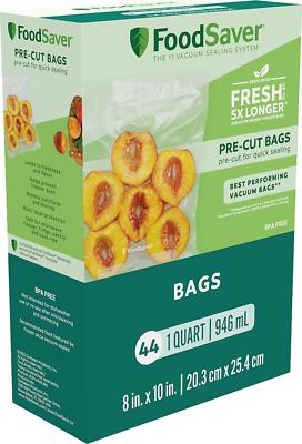 FoodSaver Precut Vacuum Sealer Bags For Airtight Food Storage And Sous Vide 1 44