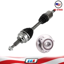 Front LH For 2011 12 13-2020 Dodge Durango AWD CV Axle Shaft & Wheel Hub Bearing