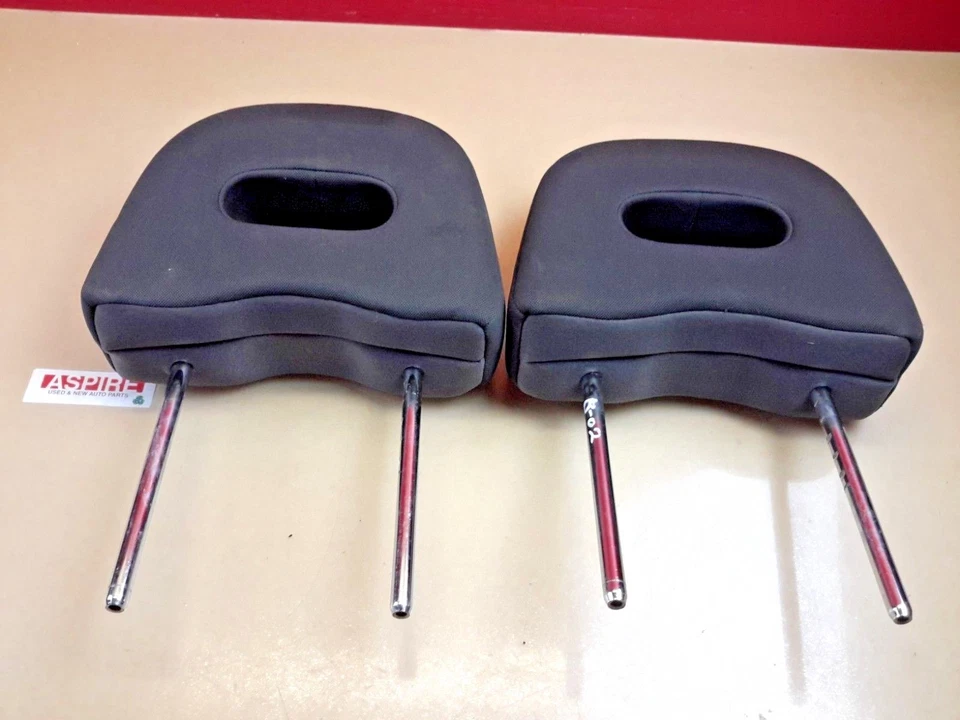 2005-2006 Nissan X-Trail Front Left And Right Head Rest Headrest Black OEM Foto 2 de 3