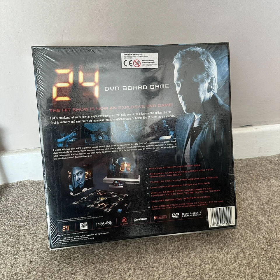 24 TV Series DVD Board Game Kiefer Sutherland New SEALED Games DVD Game - Image 2 of 4