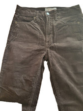 Gap Vintage Slim High Rise Women's Corduroy Pants Dark Brown, Size 26/2R