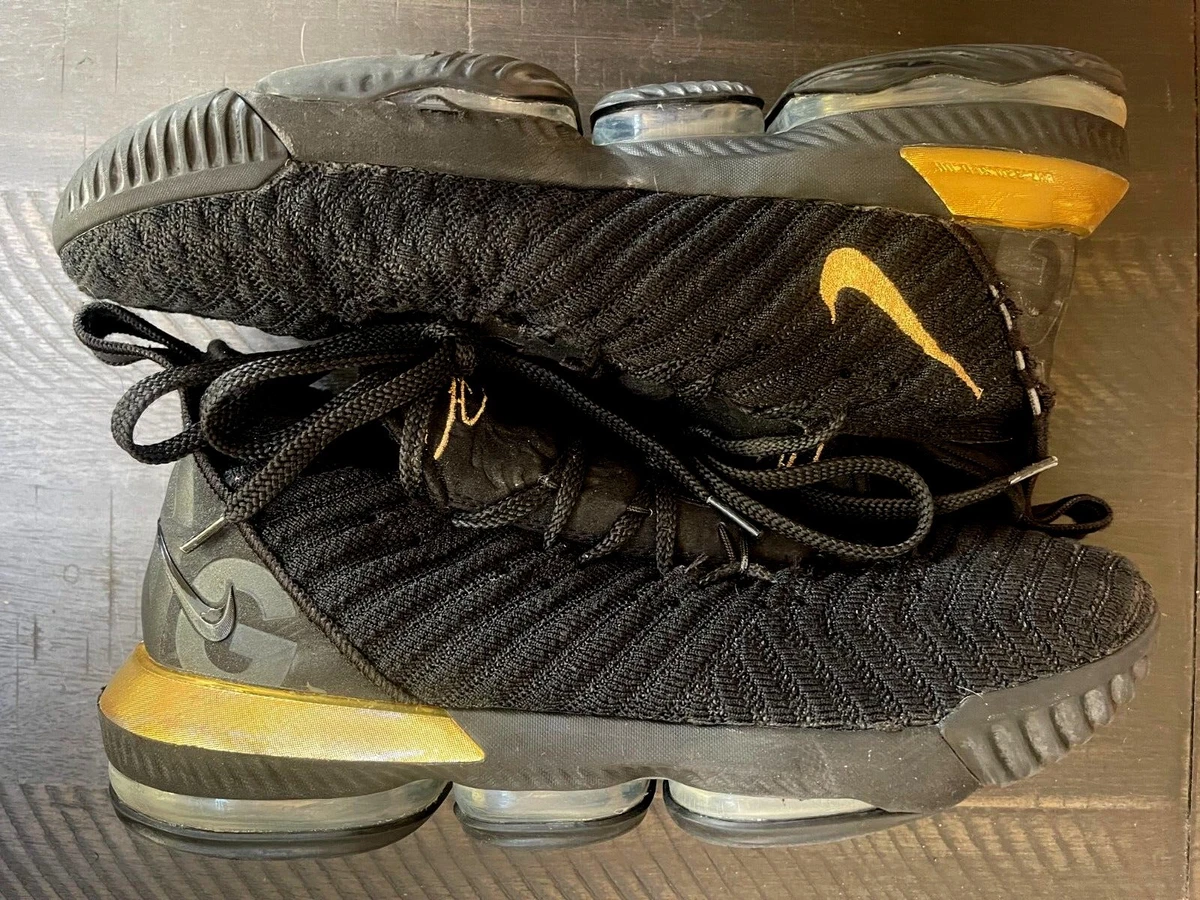 2018 Nike LeBron 16 XVI I m King schwarz metallic gold BQ5969 007 Gr e 13 LESEN