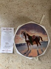 crow war pony from warriors pride plate collection