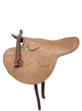 Race Exercise Horse Saddle Light Weight With Stirrups  Straps Size 16".