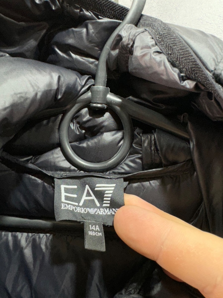 【EMPORIO ARMANI EA7】セットアップ ブラック 綿 XLサイズ EMPORIO ARMANI メンズジャージ、スウェット 上下セット