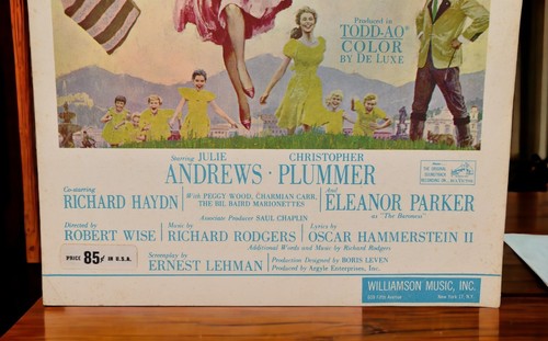 Vintage Sheet Music The Sound Of Music "Wedding Processional" For All Organs - Picture 3 of 8