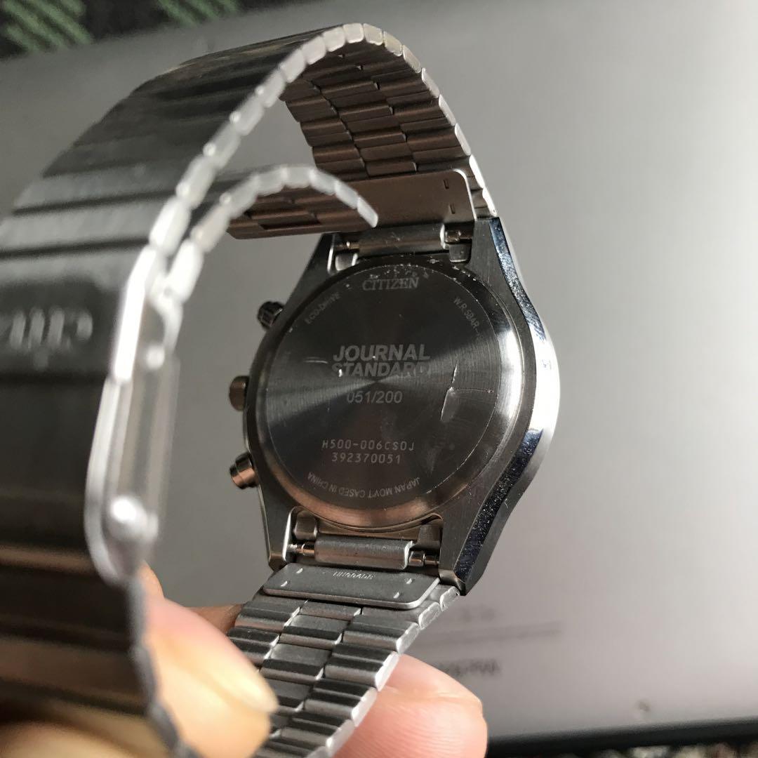 Citizen H500-006CS0J Eco Drive JOURNAL STANDARD Chronograph