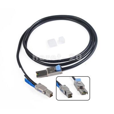 External High Density Adapter Cable 6FT For 2m  SFF-8644 To SFF-8088 Mini SAS