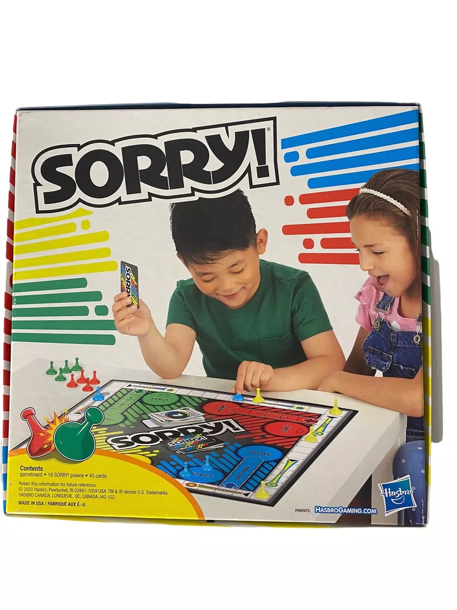 Jogo Hasbro Gaming Sorry - Jogo de Tabuleiro, para crianças acima de 6 anos  - A5065 - Hasbro, Multicor