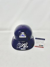 CHARLIE BLACKMON SIGNED AUTOTOGRAPH FULL SIZE HELMET COLORADO ROCKIES PSA COA