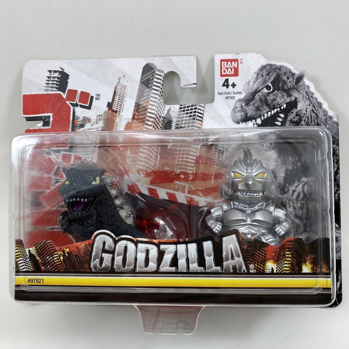 Godzilla Chibi Godzilla & Mechagodzilla Mini Figure 2-Pack Bandai