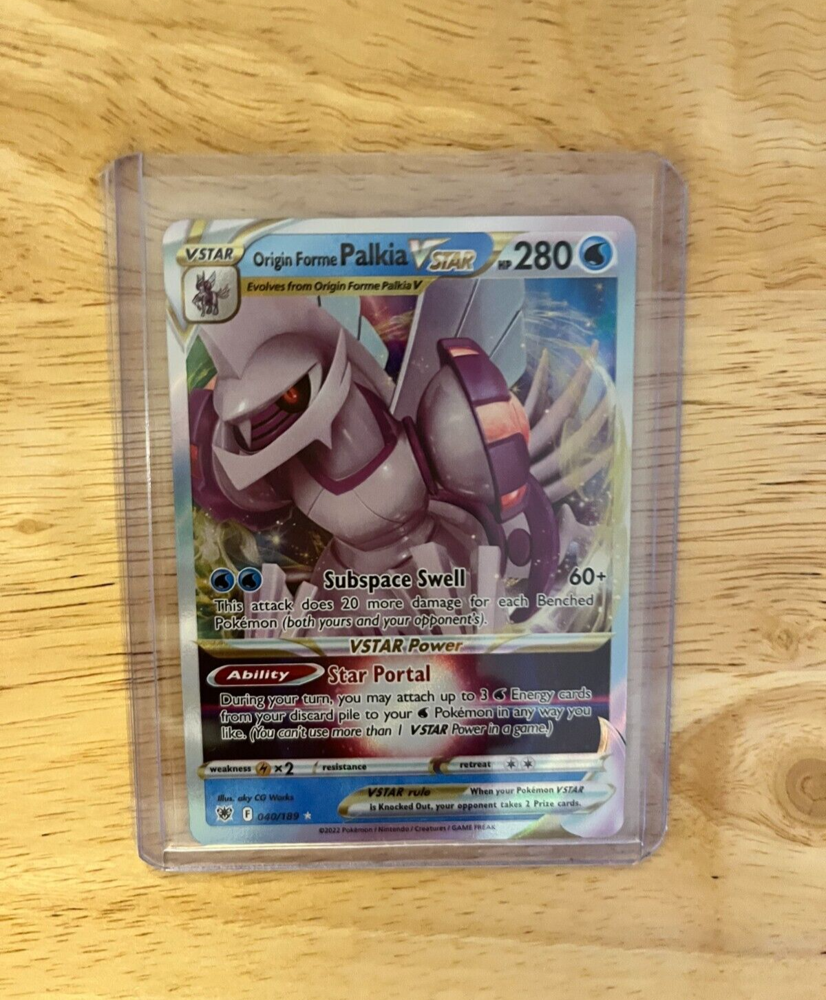 2x Palkia Forma Origem V Astro (040/189) Pokémon Tcg