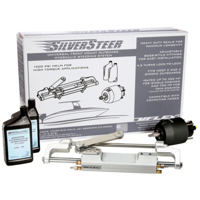 Uflex SilverSteer  Front Mount Outboard Hydraulic Steering System w/ UC130-SVS-1