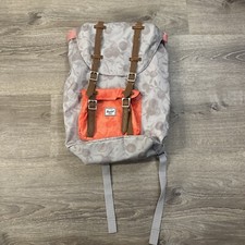 Mochila Herschel Little America Bolso Cinch con Hebillas y Bolsillo para Laptop Floral
