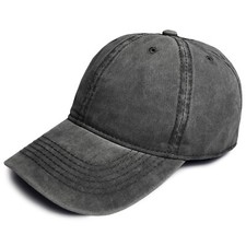 Stonewash Cotton Baseball Cap Adjustable Lightweight Breathable Hat