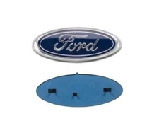 FORD BLUE & CHROME Emblem 1PC Front Grille/Tailgate 9 INCH Badge Logo 2004-2016