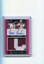2019 Leaf Perfect Game Autographs Pink Maxwell Max Carlson Auto Patch 8/10