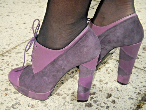 Dario Giotti Designer High Heel Plateau Hochfront Schnür Pumps Leder 37 Sammler - Bild 7 von 14