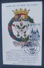 Carte Maximum Timbre N° 2419 FFAP Nancy Oblitéré Nancy 1986