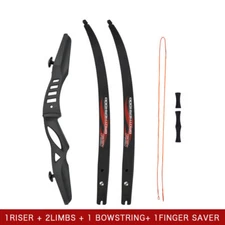 60" Recurve Bow ILF Competition Style NIKA Brotherhood Bow for Archery Hunting