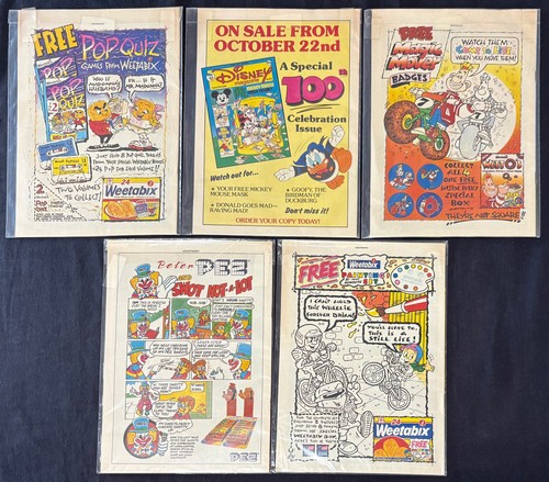 Riesiges Disney Comics & UK Zeitschriften Lot! Französische Mickey Fahrrad Rallye! Donald Duck Pin! - Bild 11 von 12
