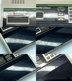 Junk EPOCH SUPER CASSETTE VISION Console w/ Box, Manual + AC Adapter + RF Switch