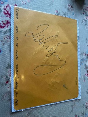 John Barry - Komponist für James Bond Filme - signed Autogramm