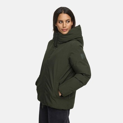 Navahoo Damen Winterjacke Jacke Winter Herbst warm gefüttert mit Kapuze N056
