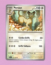 Pokemon 049/064 Persian PV110 Carta Pokémon Singola Versione Francese 2024
