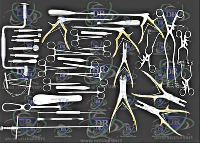 Craniotomy Basic Neurosurgery Set & Hand Brace Drill Spine Instruments