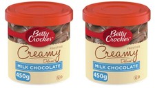 Betty Crocker Milk Chocolate Creamy Deluxe Frosting 450g (2 Pack)