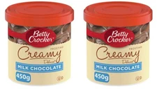 Betty Crocker Milk Chocolate Creamy Deluxe Frosting 450g (2 Pack)