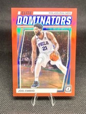 2022-23 Panini Donruss Optic - Elite Dominators Joel Embiid #9 Red Prizm /99