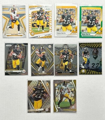 Najee Harris Lot (10x) Pittsburgh Steelers, Panini Donruss, Prizm, Mosaic, RC