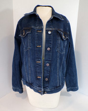 Gap 1969 Womens Blue Jean Jacket Size XL Medium Wash Classic Denim