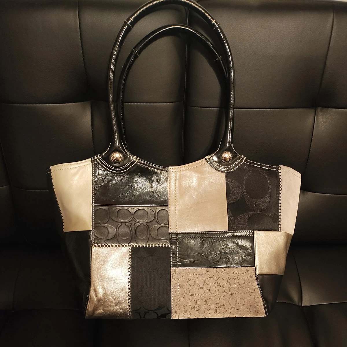 coach bleecker legacy tote products for sale | eBay