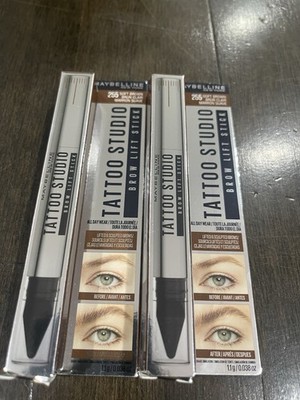 Maybelline Tattoo Studio Brow Lift Stick #255, Soft Brown, 2 Pack 1.1g