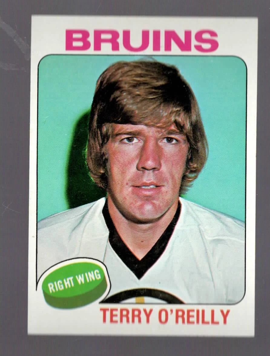 1975-76 Topps Terry O'Reilly Boston Bruins #301 Near Mint or Better