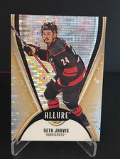 2025-26 Upper Deck Allure Gold Glitter Bomb Seth Jarvis 16/199 #100 -Hurricanes