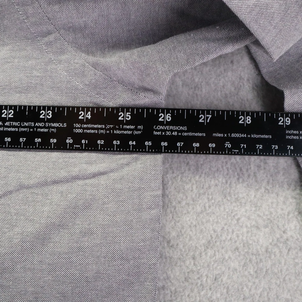 Cambridge Classics Shirt Mens 17.5 34/35 Wrinkle Free Oxford Button Long Sleeve - Image 3 of 4