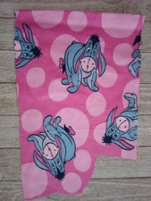 Disney Eeyore pooh fun fabric flannel 11 x 7 inch 1pc new