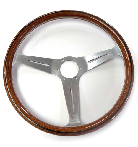 NARDI Classic Wood Steering Wheel 380mm Made in Italy 1970's ? No date E. Nardi