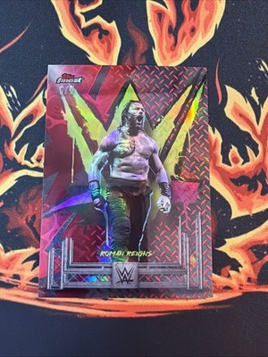 2025 ROMAN REIGNS TOPPS FINEST RED /5