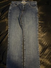 Woman  s Dark Blue Wrangler Bootcut Jeans Size 13/14 X 36
