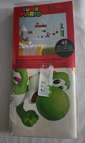 RoomMates Nintendo New Super Mario Build a Scene Decals 45-pc Set Peel & Stick
