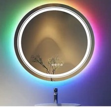 Frameless LED Front Lit Anti-Fog Tempered Vanity Mirror