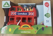 Happyland London Bus & figures play set toy